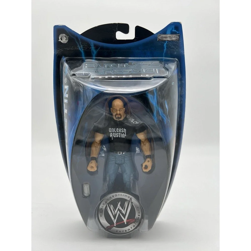 Vintage WWE Stone Cold Steve Austin Figure Jakks Ruthless Aggression Series 16